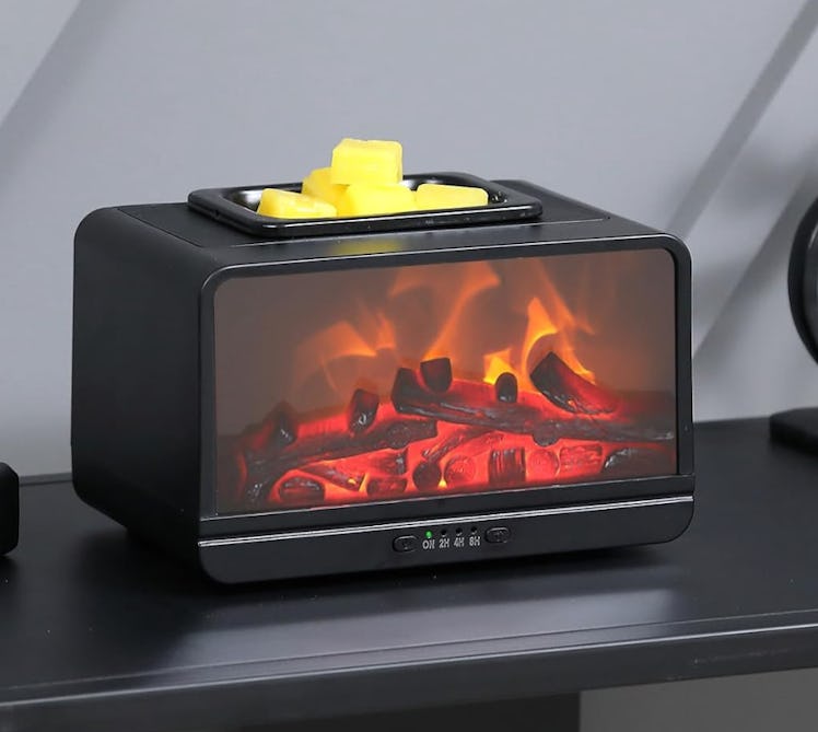 MeplLivs Fireplace Electric Wax Melt 