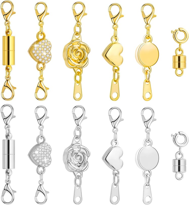 Paxcoo Magnetic Necklace Clasps (12 Pieces)