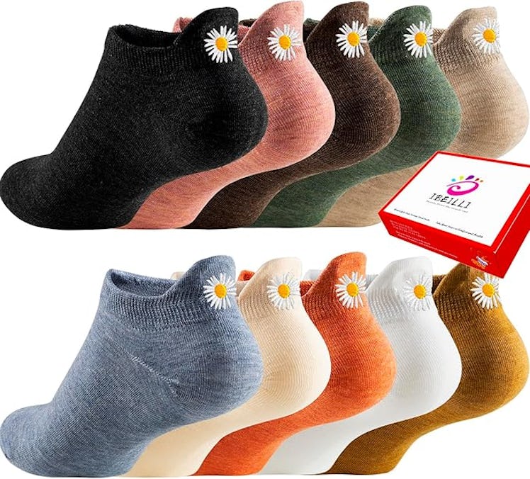 IBEILLI Low Cut Ankle Socks (10 Pairs)