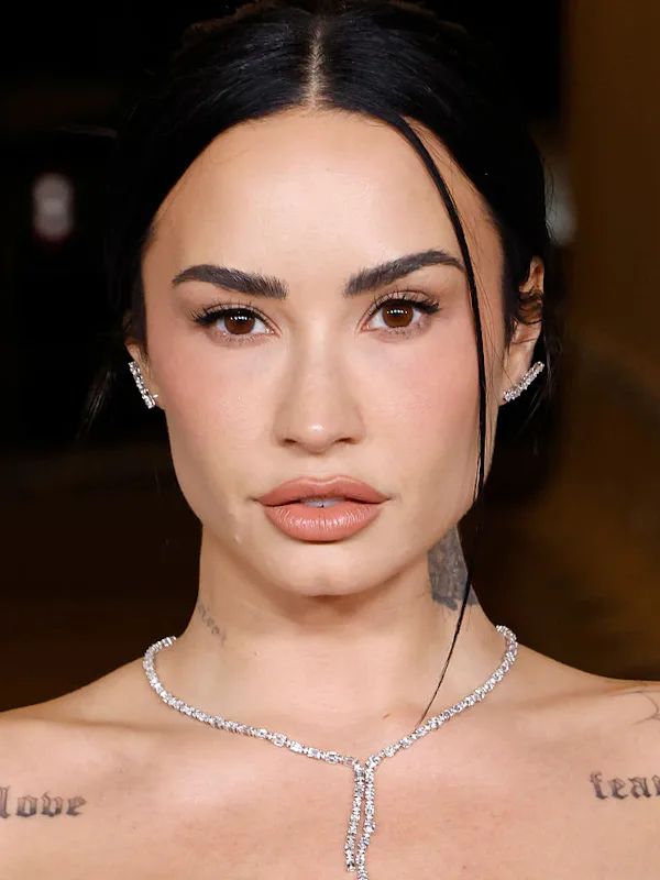 temple blush at the 2025 lacma on demi lovato