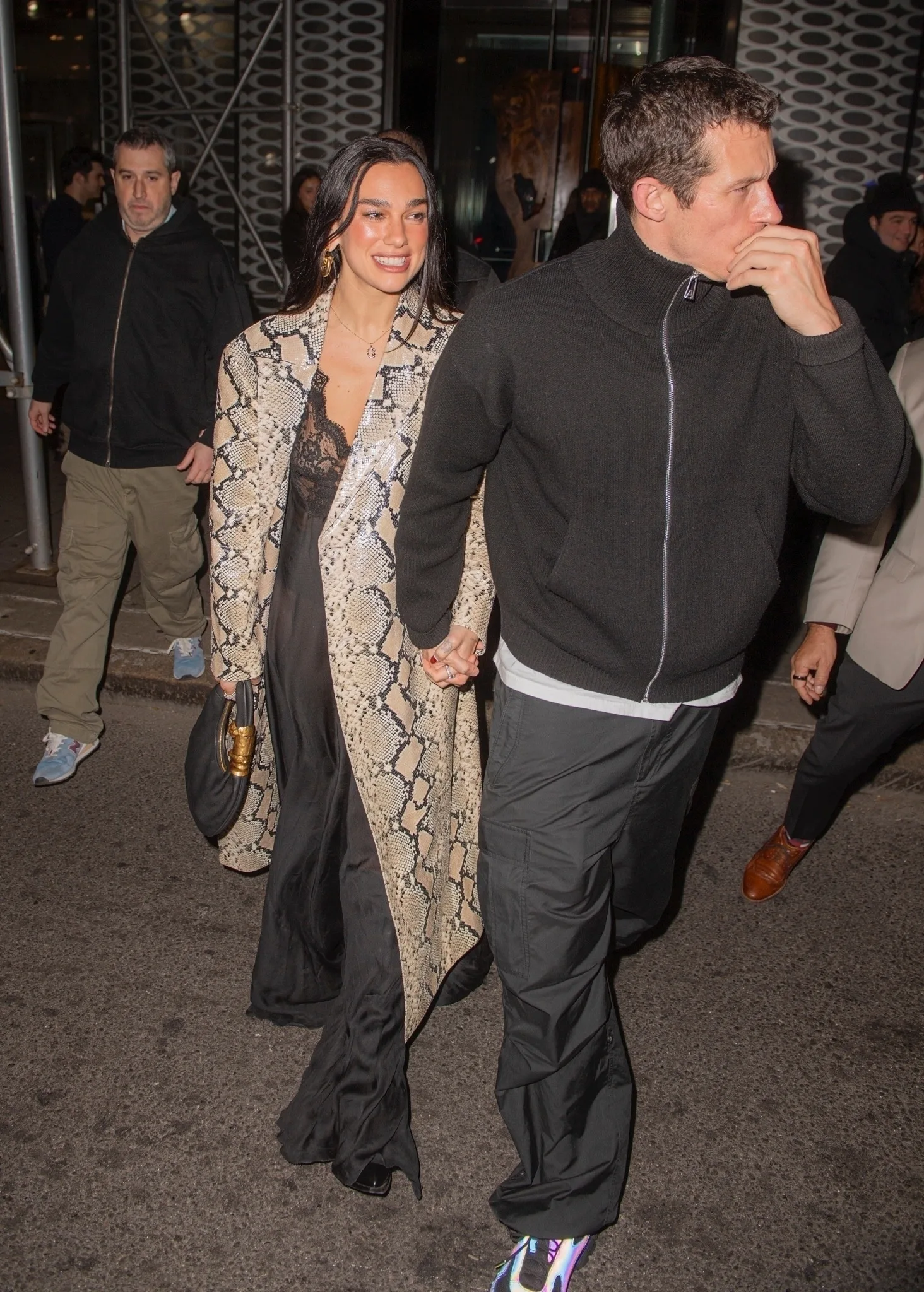 Dua Lipa and Callum Turner on a date in New York.