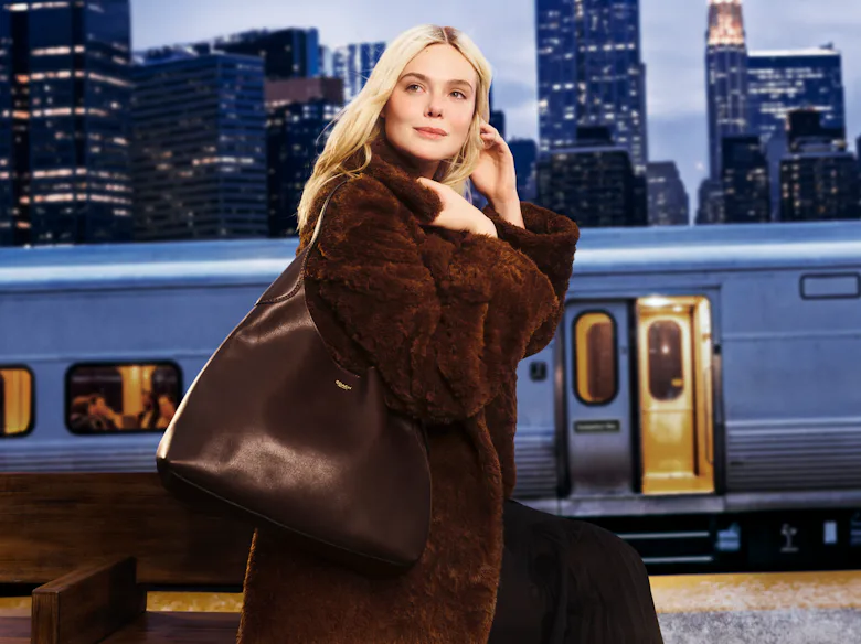 Elle Fanning Coach holiday campaign