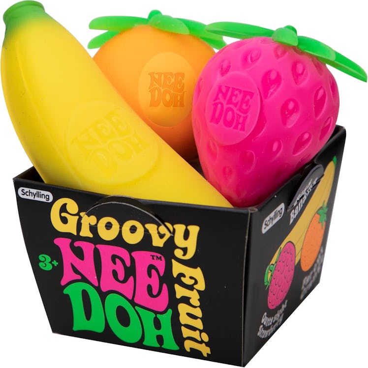 Schylling NeeDoh Groovy Fruit Sensory Fidget Toy