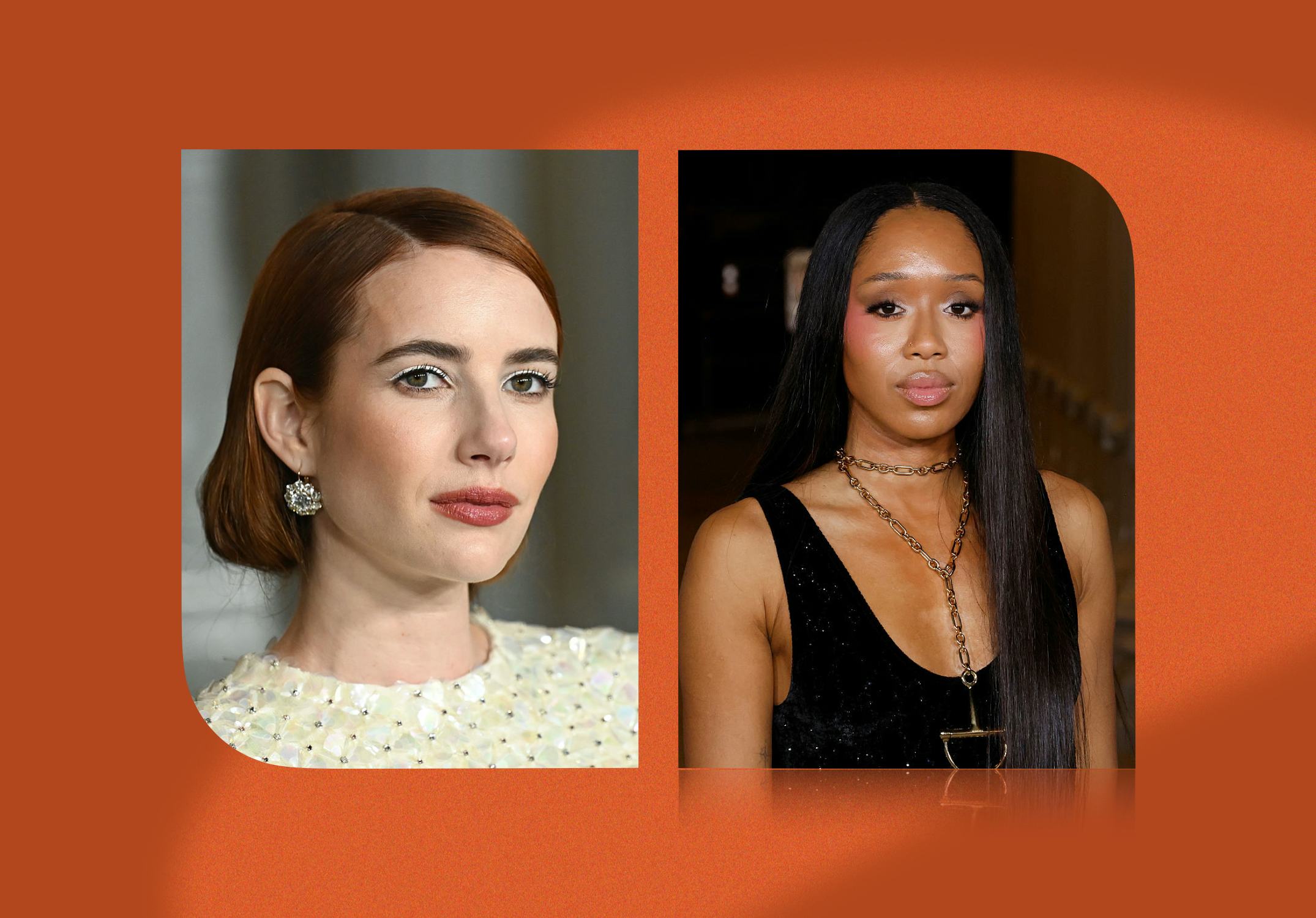Brick Lips, Temple Blush, & More Beauty Trends Spotted At LACMA