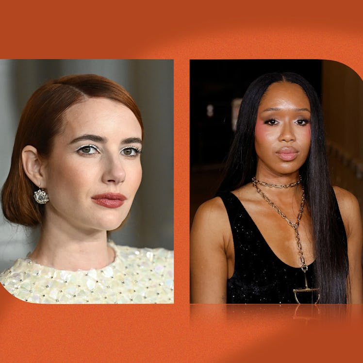 The top beauty trends spotted at the 2025 LACMA gala, from temple blush to brick lipstick.