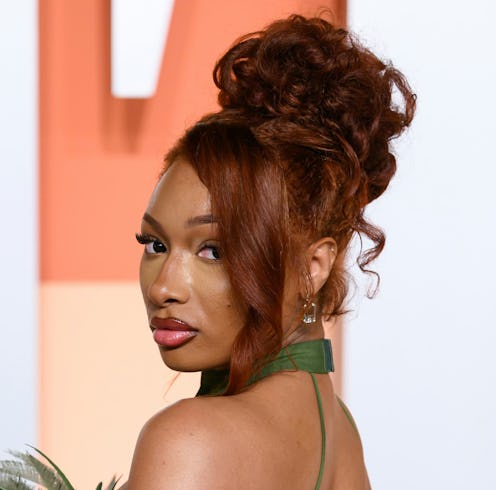 Megan Thee Stallion attends the Vanity Fair Oscar Party 2025