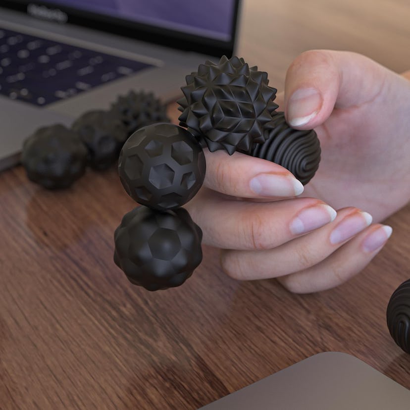 AotBlcer Magnetic Fidget Balls (8 Pieces)