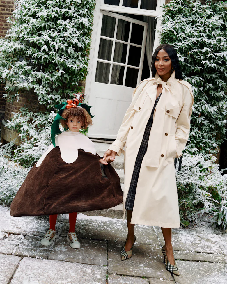 naomi campbell burberry 2025 holiday campaign