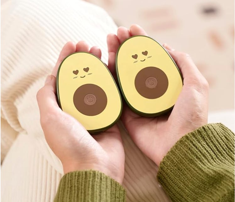 Gaiatop Hand Warmers Rechargeable 2 Pack, Magnetic 3 Settings Fast Heating Avocados Shape, Electric ...