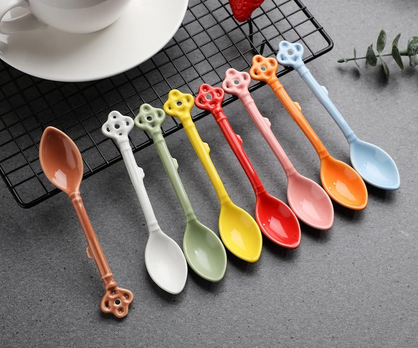 Evannt Ceramic Espresso Spoons (Set of 8)