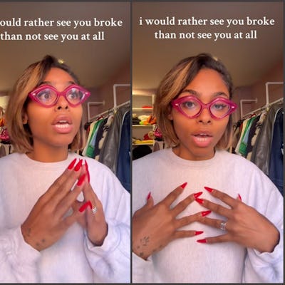 TikTok creator Kendra Austin discusses the shame surrounding financial depression.