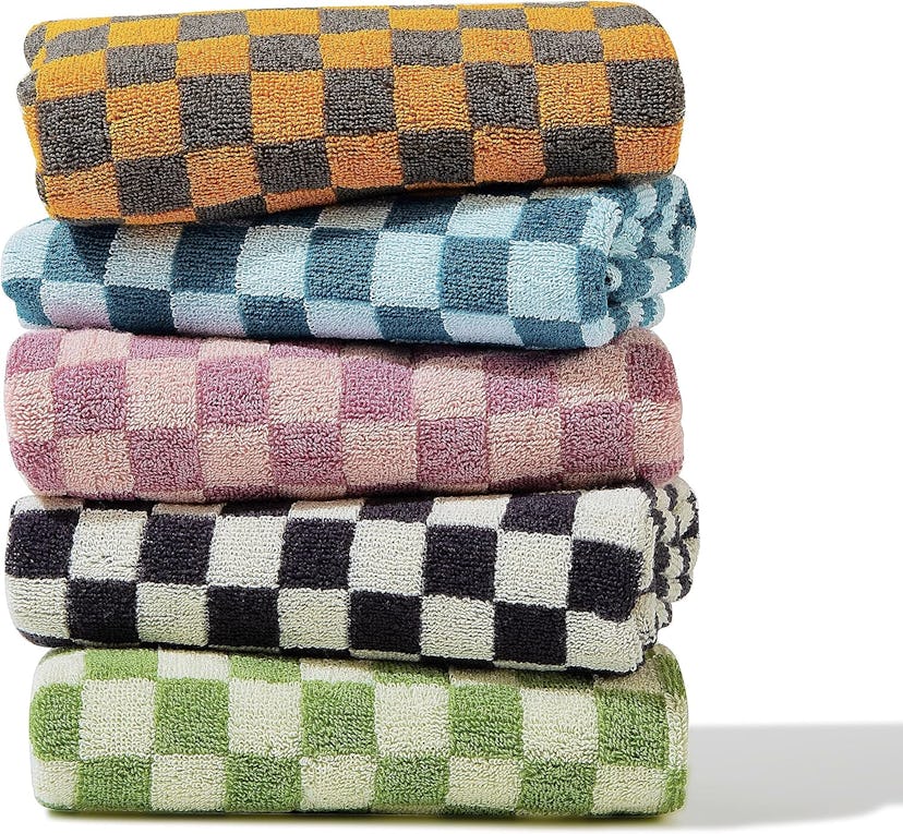 Madi-Cadi Checkered Towels (5-Pack)