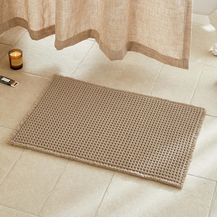 TYUU Waffle Bath Mat
