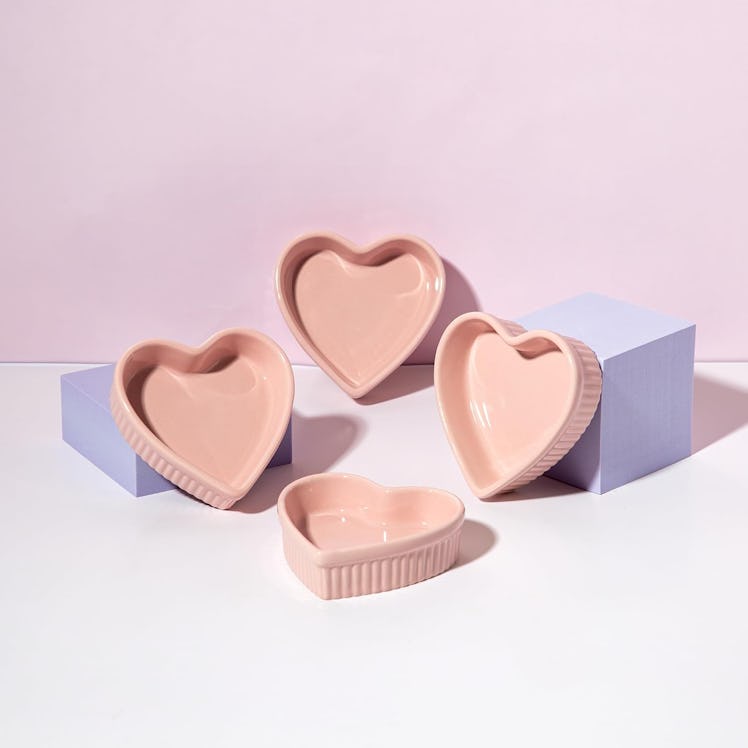 Paris Hilton Heart Shaped Ramekins (4-Pack)