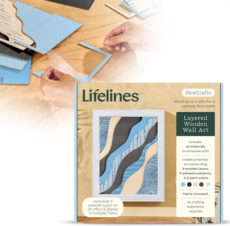 Lifelines Layered Wooden Wall Art Craft 