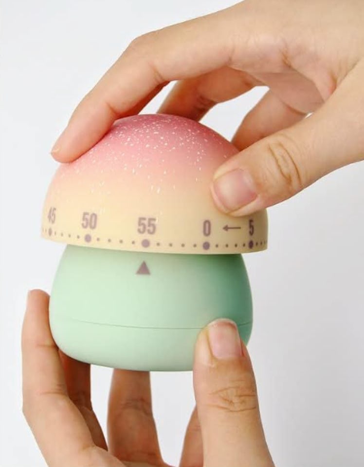 NUOSWEK Mechanical Mushroom Kitchen Timer