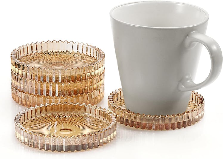 OGANAZI Glass Coasters (Set of 5)