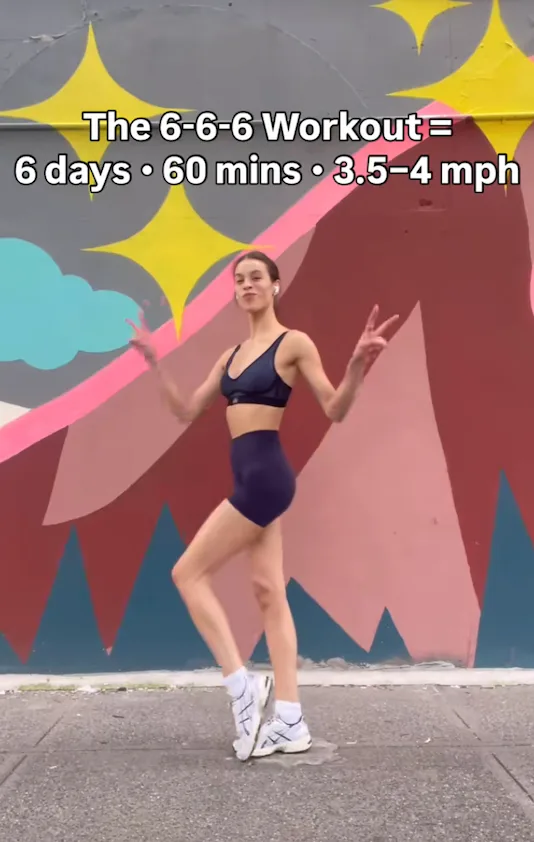 The 6-6-6 walking routine.