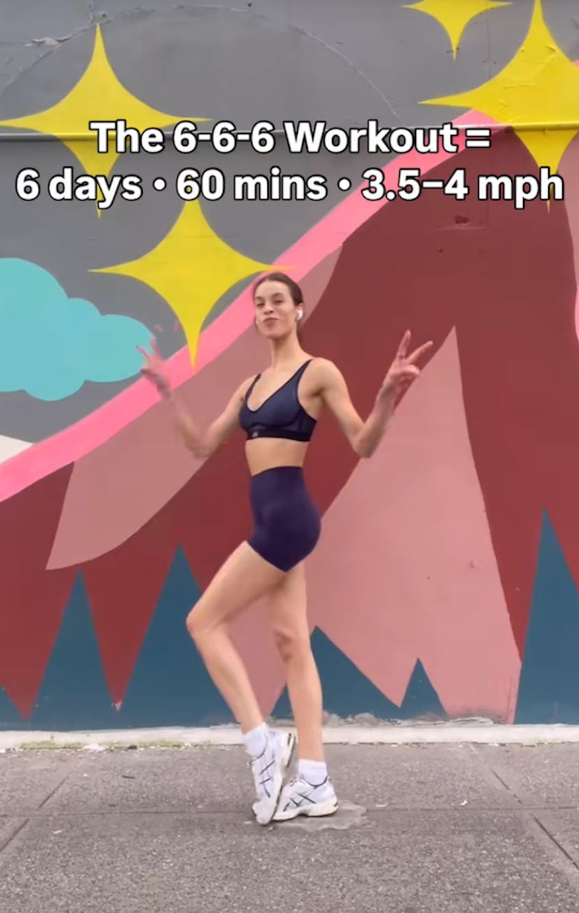 The 6-6-6 walking routine.