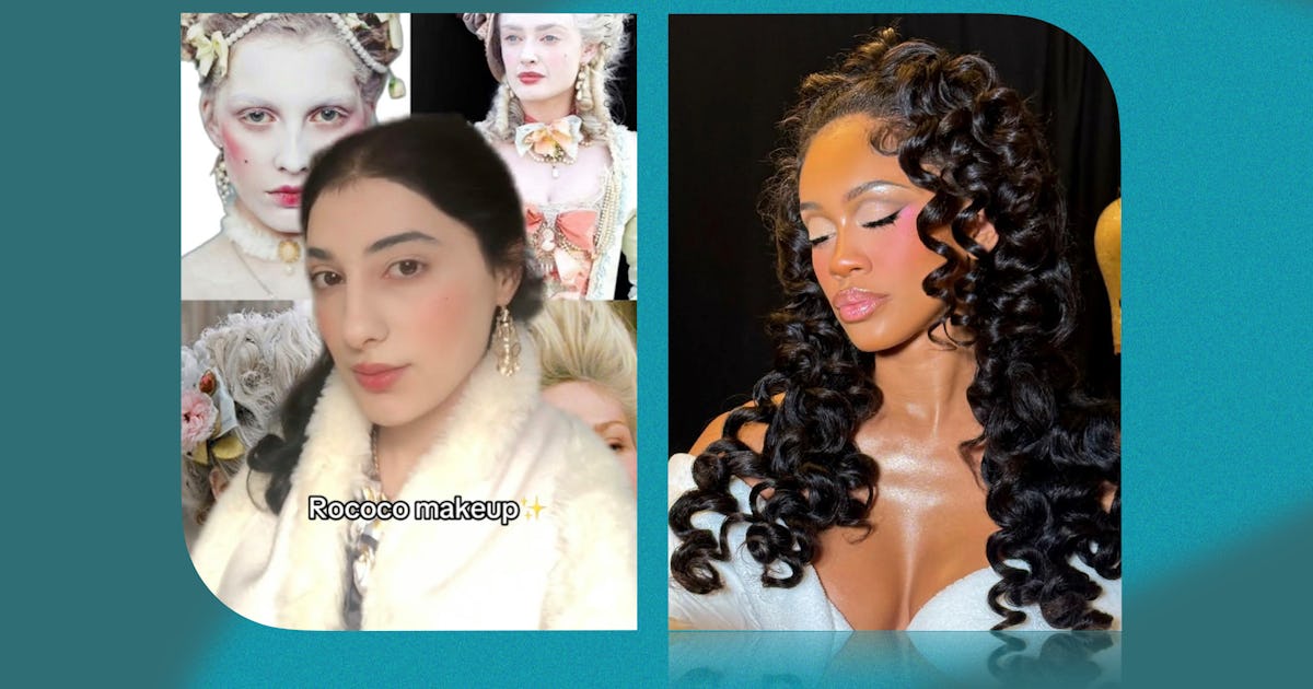 The "Marie Antoinette" Makeup Trend Takes Blush Blindness To New Royal Heights