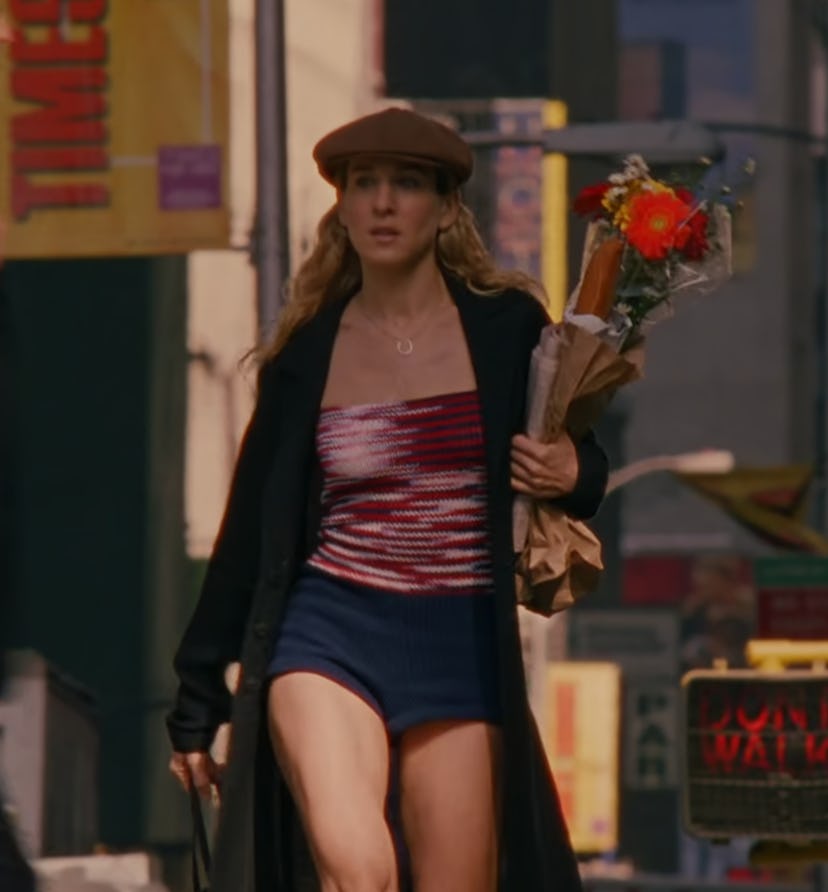 Carrie Bradshaw invented the no-pants trend on 'Sex and the City.'
