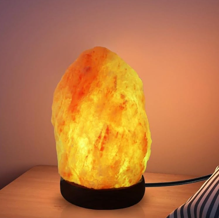Wrcevtor Natural Salt Rock Night Lamp