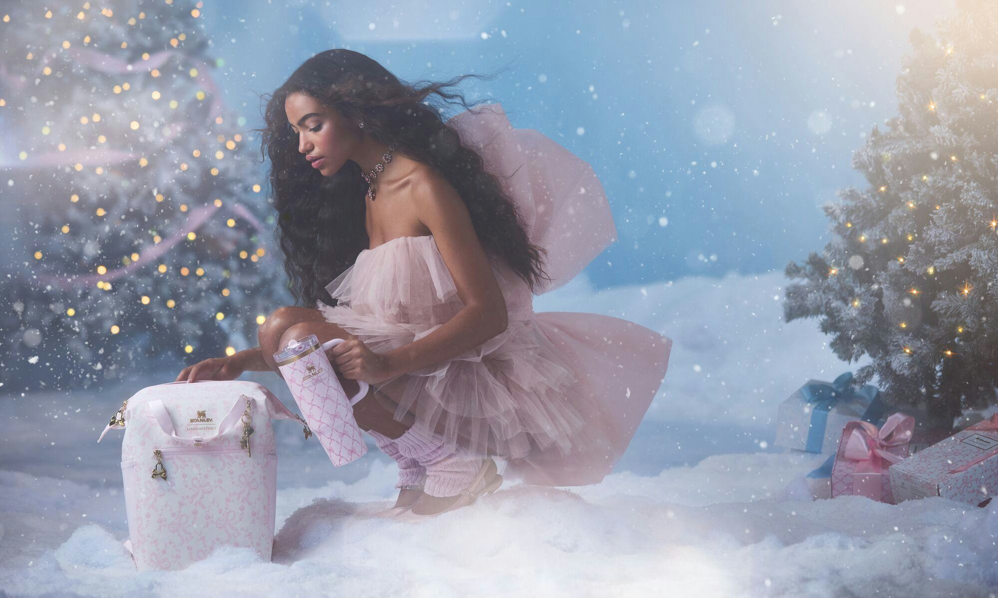 The Stanley 1913 x LoveShackFancy 2025 Holiday collab is their largest capsule collection yet.