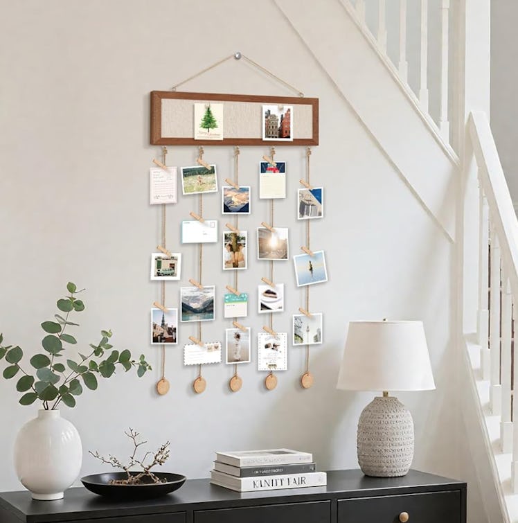QUEENLINK Hanging Photo Display