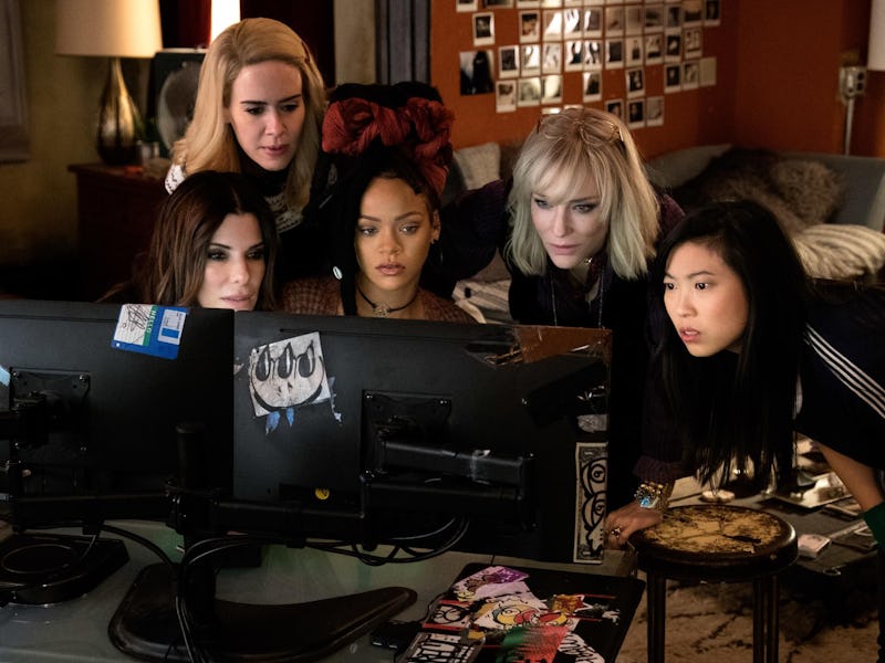 Sandra Bullock, Sarah Paulson, Rihanna, Cate Blanchett, and Awkwafina