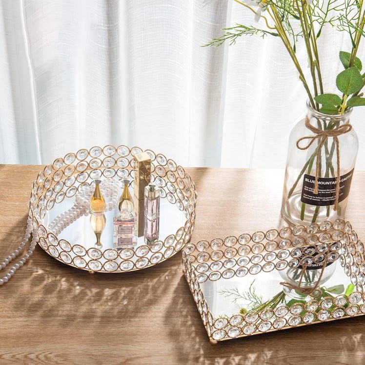 Feyarl Crystal Perfume Tray