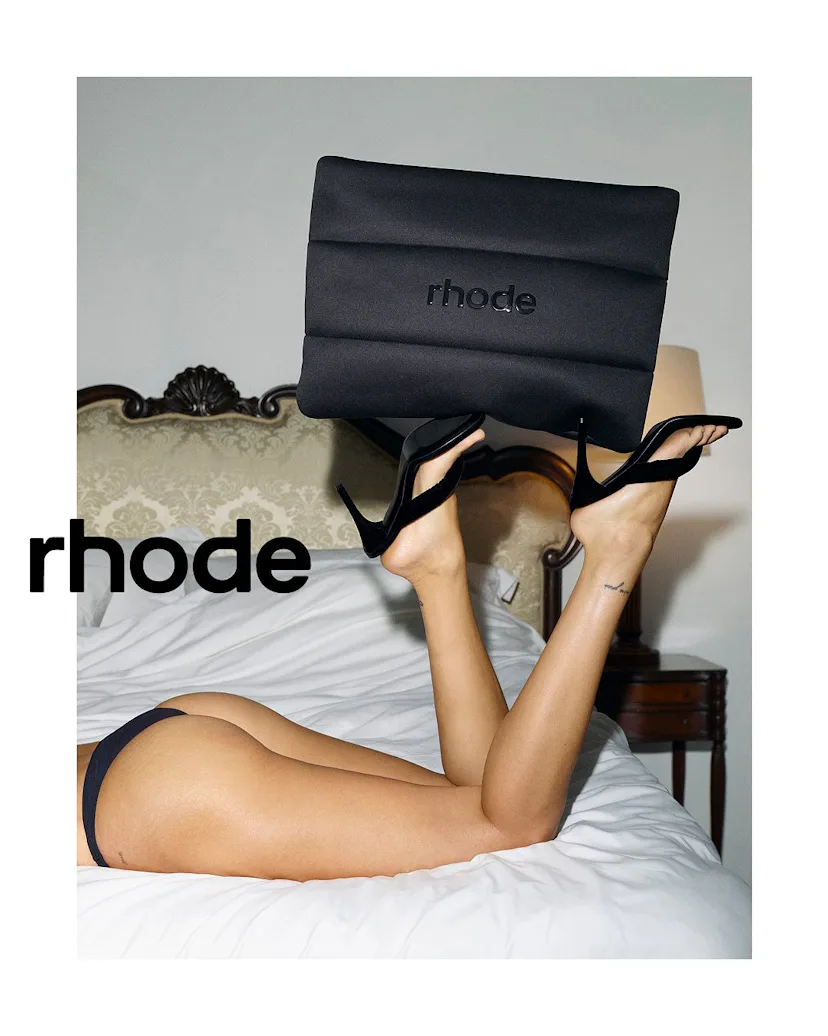 Hailey Bieber stars in the new Rhode campaign.