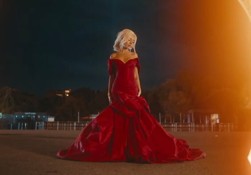 Christina Aguilera: Christmas in Paris' trailer.