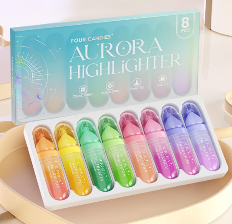 Four Candies Highlighter Set (8 Pieces)