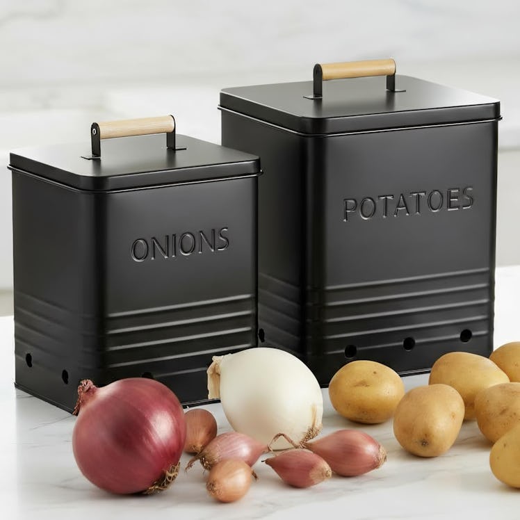 ZICOTO Potato and Onion Storage Container Set