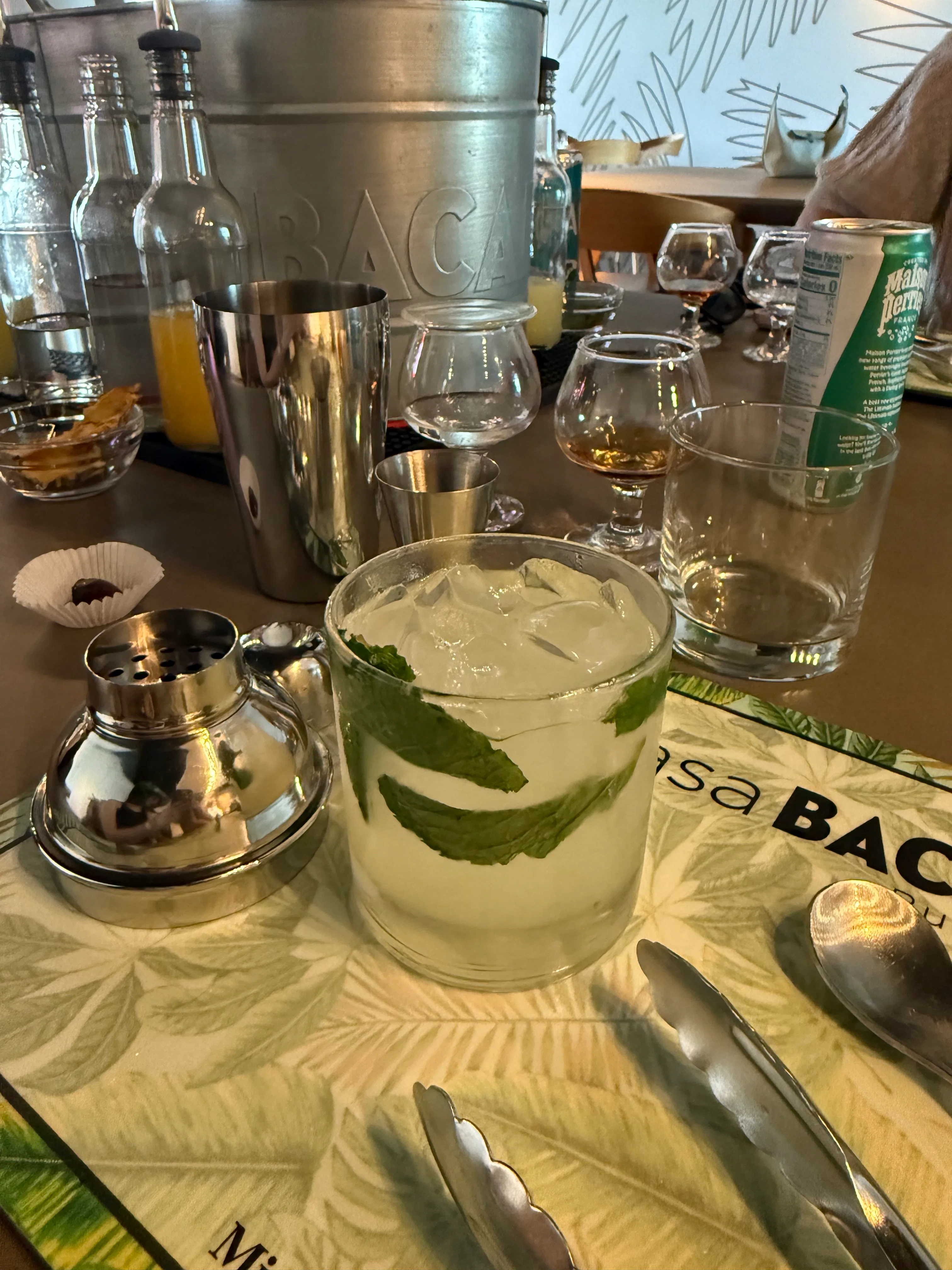 A mojito. 