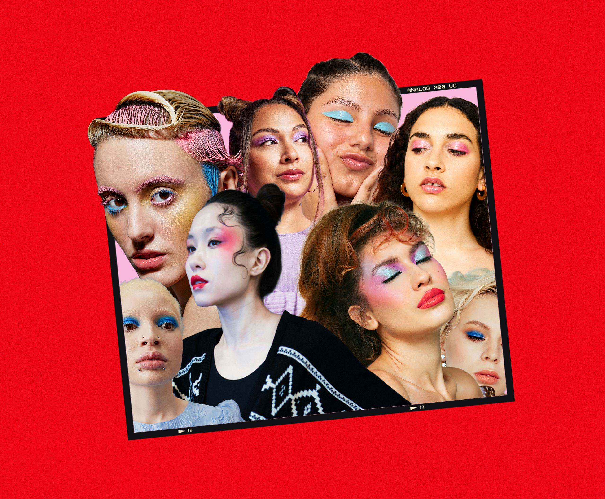 Club kid beauty is back, bringing a gritty, '90s-era makeup aesthetic along with it.