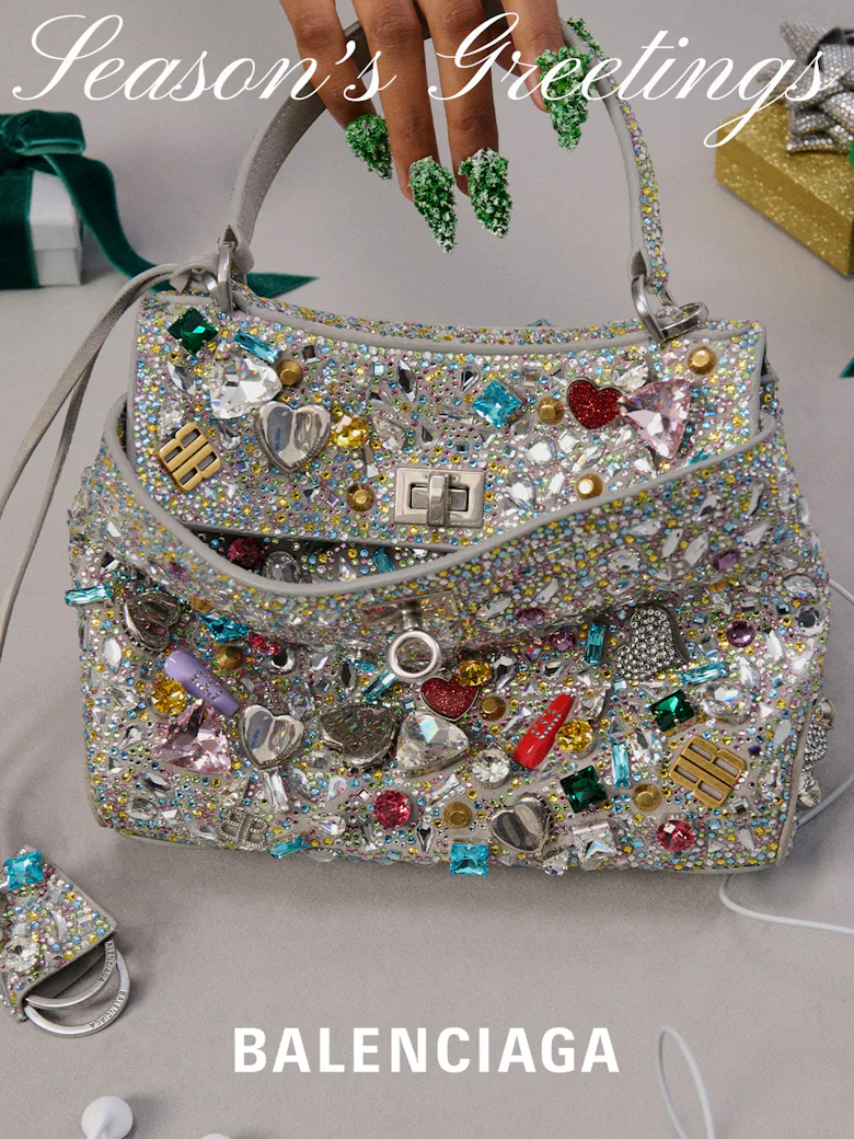 Balenciaga's end-of-year gifting campaign.