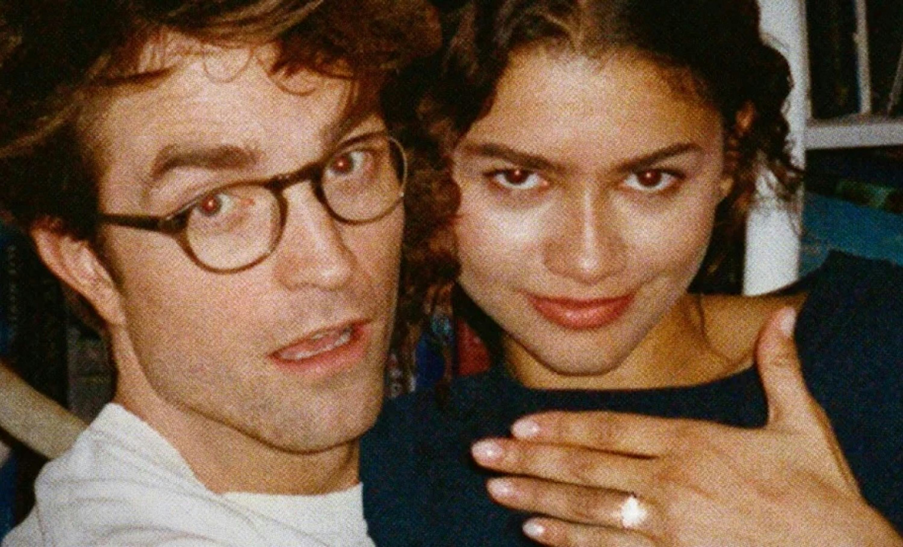 Rob Pattinson and Zendaya in a movie poster for "The Drama"