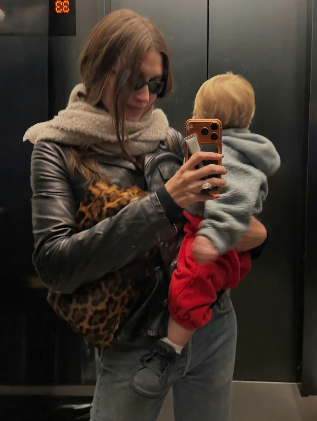 Hailey Bieber cosigned 2026's hottest animal print trend in a pair of zebra print pants.