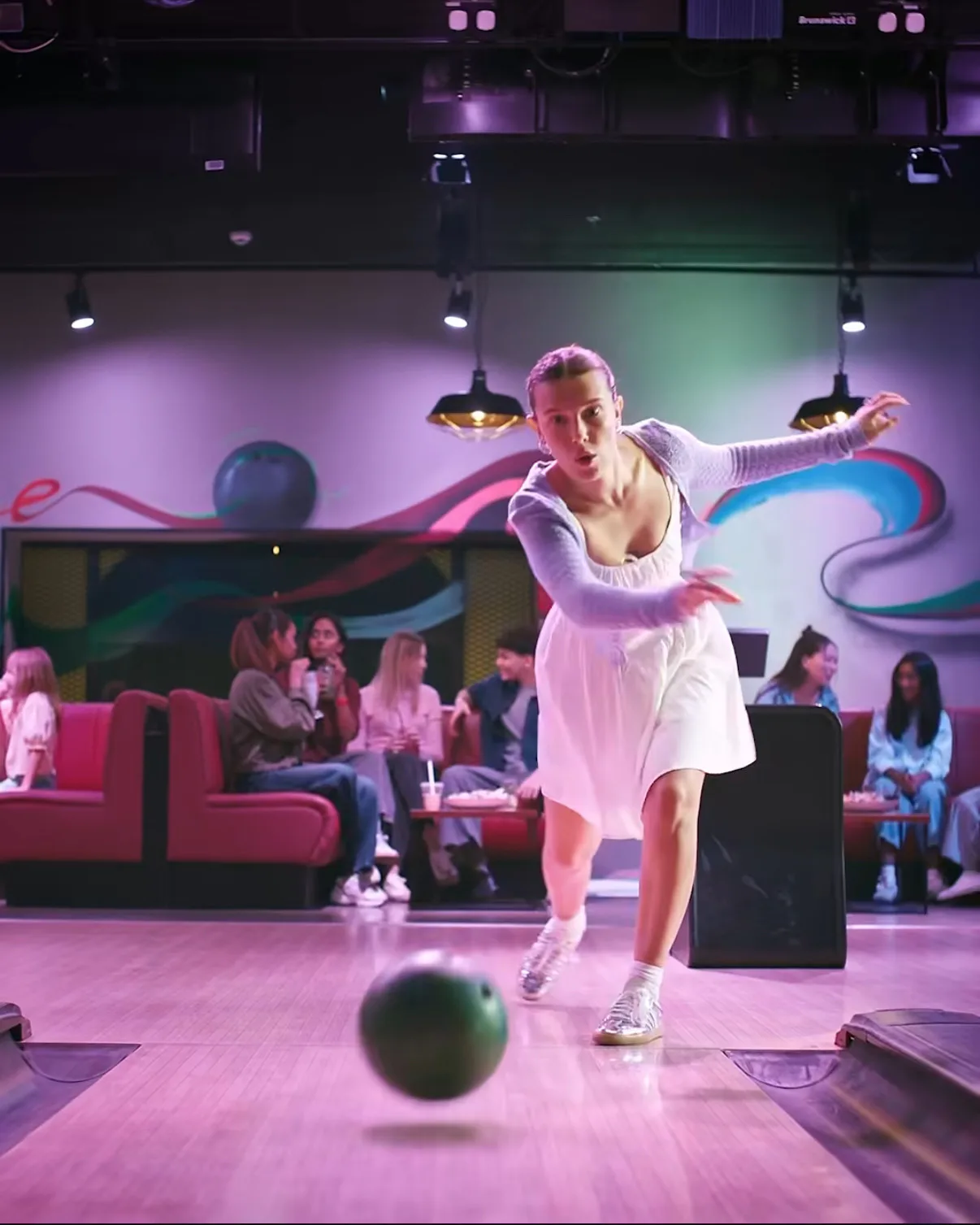 Millie Bobby Brown in an ad for Yas Island.
