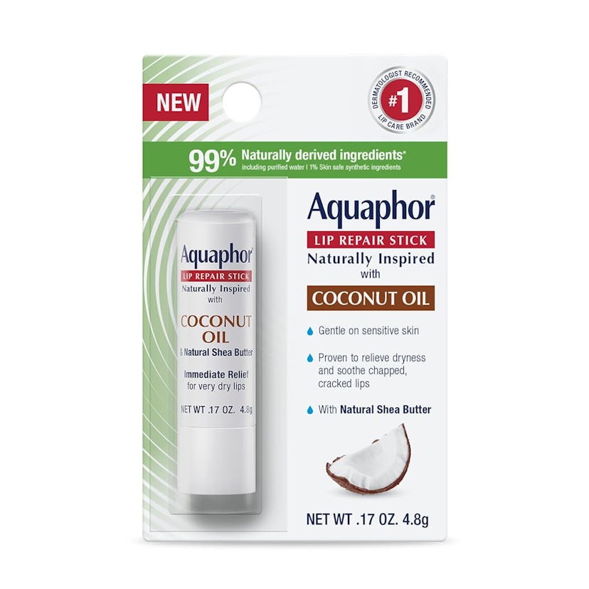 Aquaphor Naturally Inspired Lip Repair Stick with Coconut Oil and Natural Shea Butter