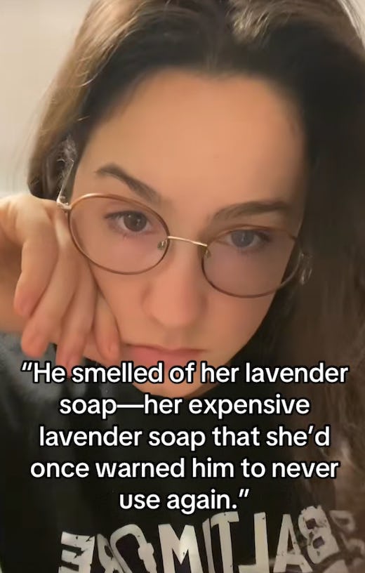 Lavender soap.