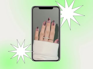 How to get Ralph Lauren Christmas aesthetic nails.