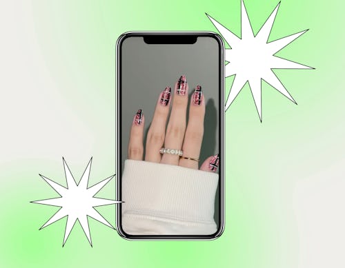 How To Get TikTok's "Ralph Lauren Christmas" Aesthetic Nails