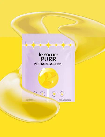 Lemme Purr probiotic lollipops for vaginal health