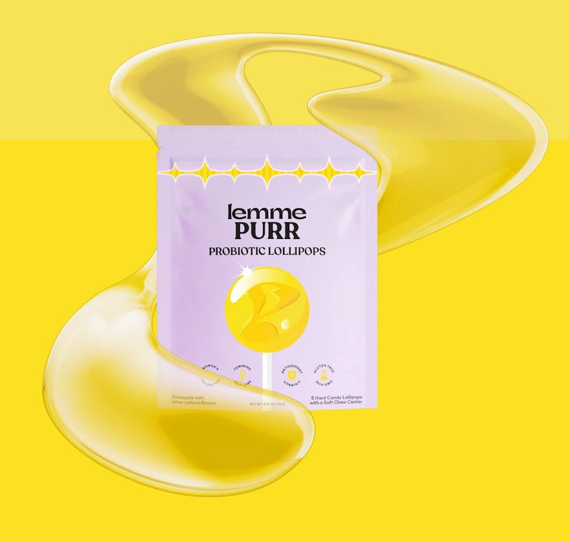 Lemme Purr probiotic lollipops for vaginal health