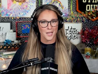 Kylie Kelce reacts to Travis saying he and Taylor Swift never fight.