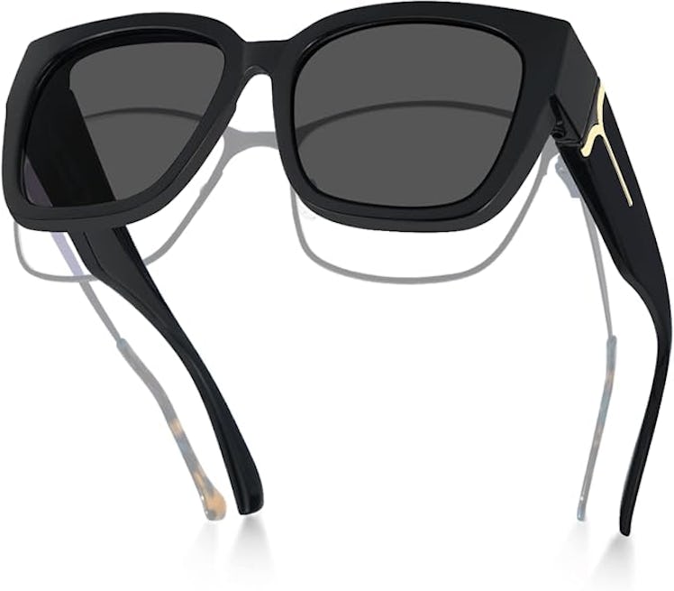 Meeloog Polarized Square Sunglasses