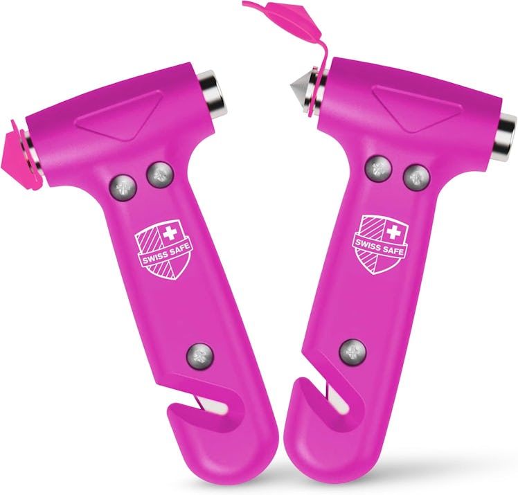 Swiss Safe 5-in-1 Car Safety Hammer (2-Pack)