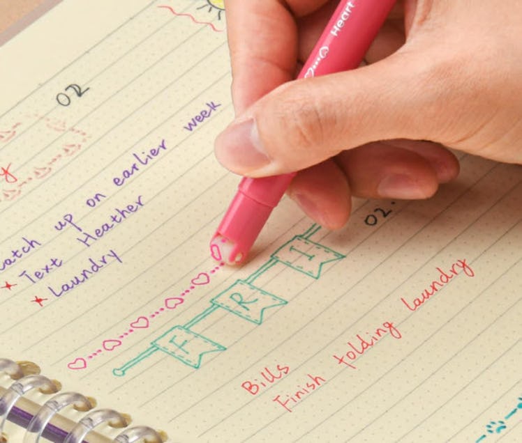 AECHY Curve Highlighter Pen Set (18-Piece)